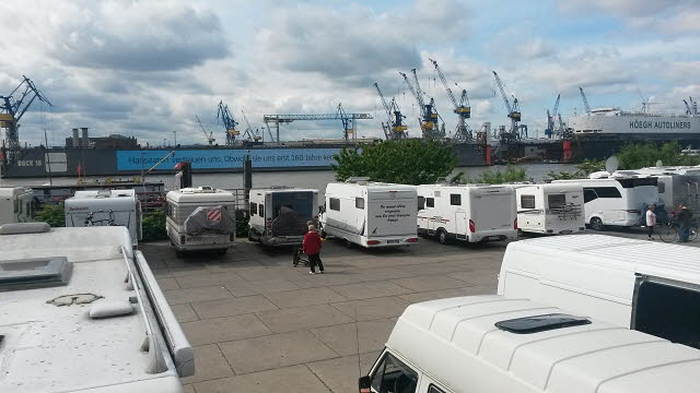 Hamburg Parkplatz Fischmarkt