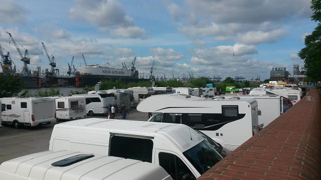 Hamburg Parkplatz Fischmarkt