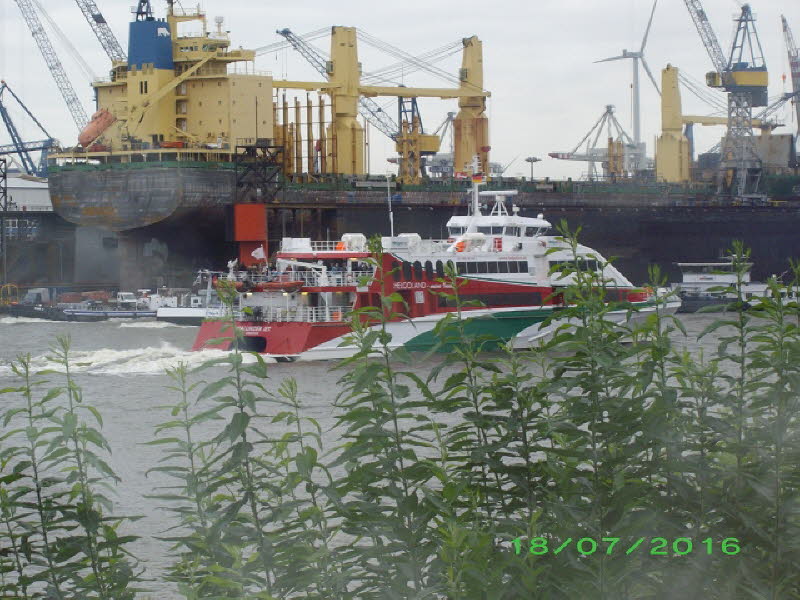 Halunder nach Helgoland