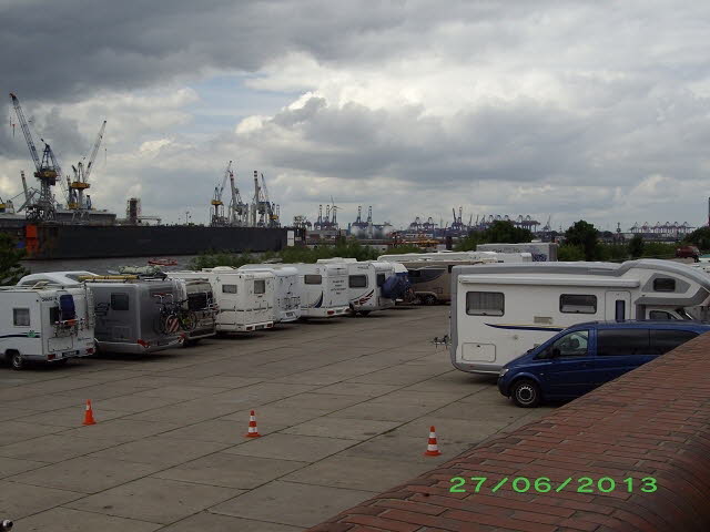 Hamburg Parkplatz Fischmarkt