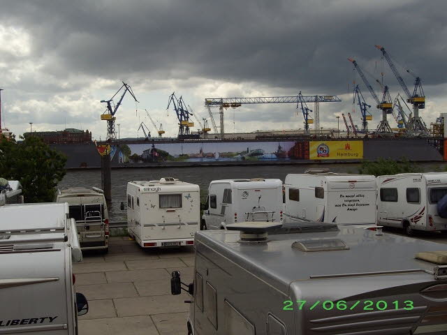 Hamburg Parkplatz Fischmarkt