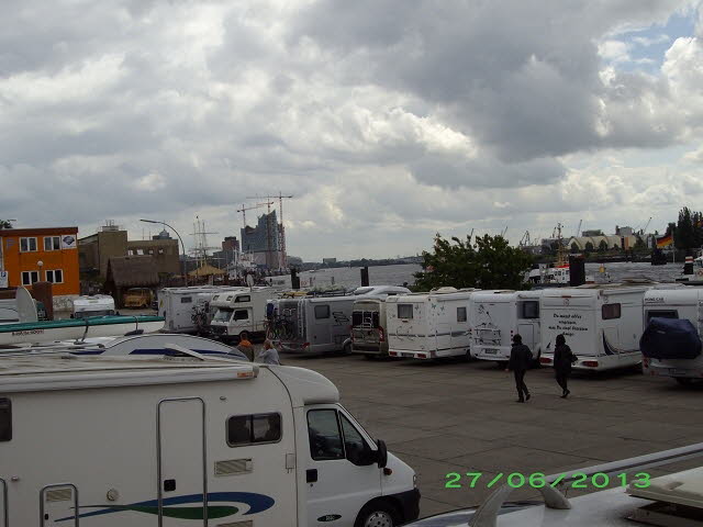 Hamburg Parkplatz Fischmarkt