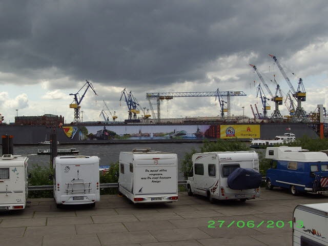 Hamburg Parkplatz Fischmarkt